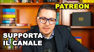 PATREON e il lavoro online | sostieni il Canale