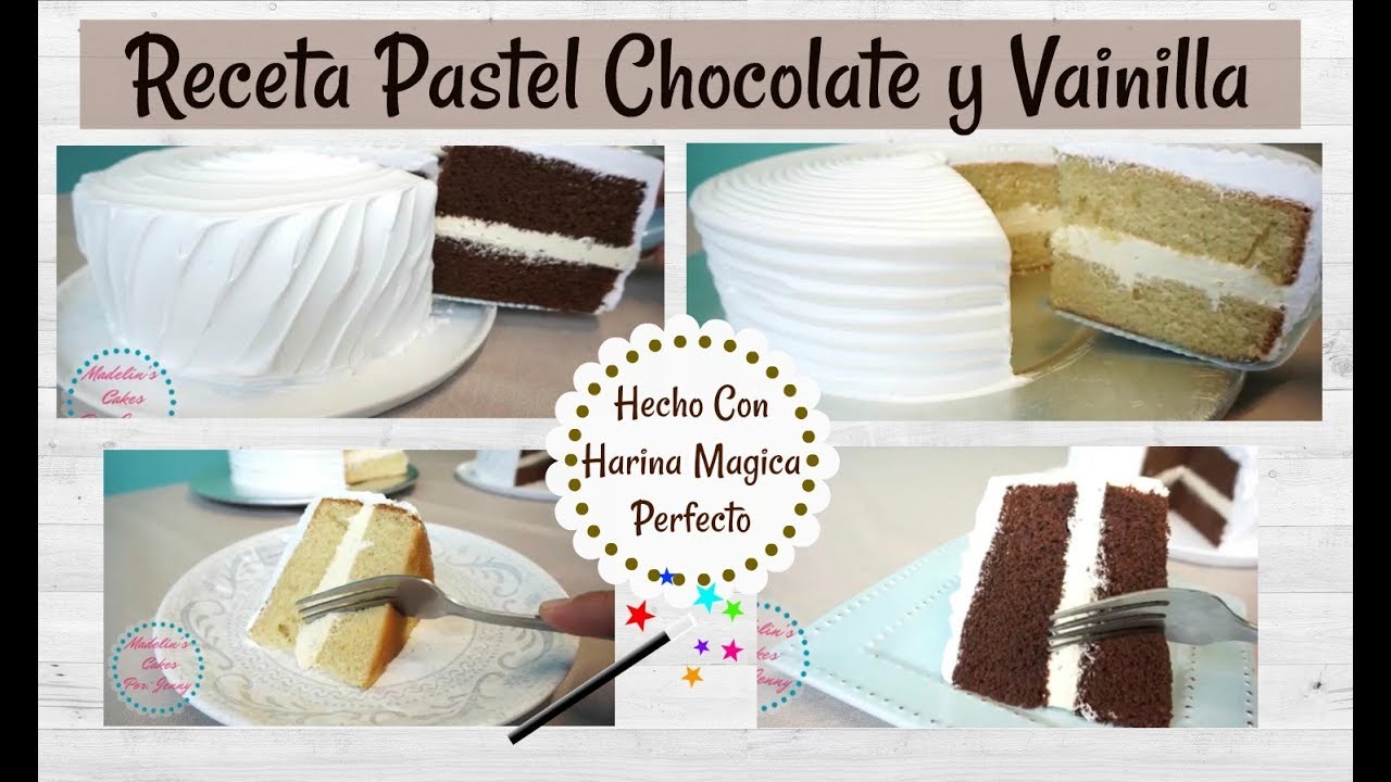 Pan Chocolate/Vainilla/Suaves/esponjosos/humedos/Harina Magica.