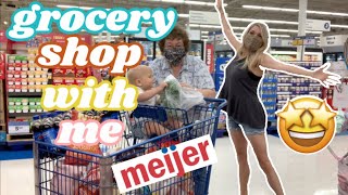 $$$ HUGE MEIJER GROCERY HAUL FOR LARGE FAMILY OF 7! Come grocery shop with me! // Rachel K