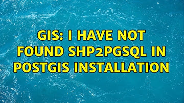 GIS: I have not found shp2pgsql in postgis installation (5 Solutions!!)