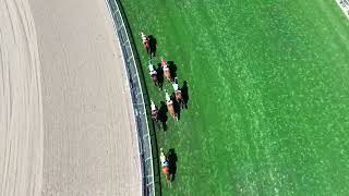 Flyover wins Race 6 on Saturday, May 23 at Santa Anita Park-Drone Footage