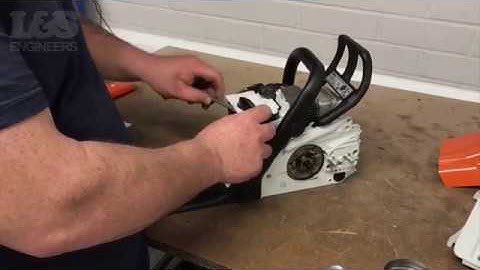 How to Change the Recoil Assembly on a Stihl MS170 Chainsaw | L&S Engineers