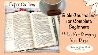 Bible Journaling for Complete Beginners | Prep Your Page