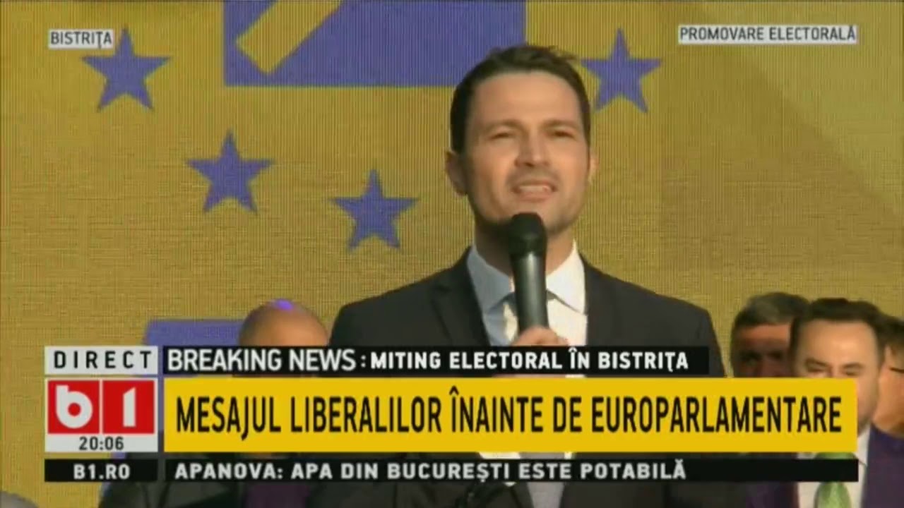 STIRI SI TALK B1 CU TUDOR MUSAT:CUM EXPLICA SENATORUL VIRGINEL PLIMBAREA CU ELICOPTERUL? newspaper mockup