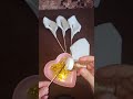 ورود الزنبق الابيض بورق الفوم White Lily Roses With Foam Paper 
