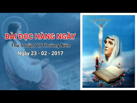 Video Bài đọc hàng ngày | Thứ 5 tuần 7 Thường Niên | Ngày... - youtube