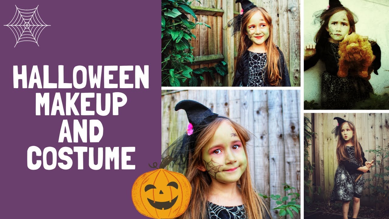 Halloween Witch Makeup and Costume for Kids | Halloween Photo Shoots ...