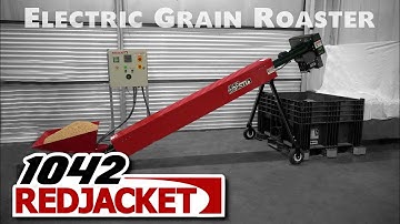 Soybean Roaster | Redjacket Model 1042 Electric Grain Roaster Featuring 250R Roller Mill Attachment