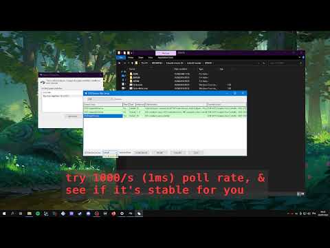game controller overclock (for lower input-lag)
