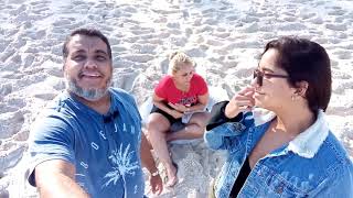 fomos a praia recreio dos Bandeirantes RJ