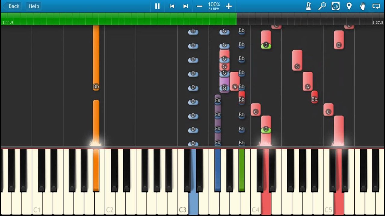 Schubert - Ave Maria Piano Tutorial - How to play - Synthesia