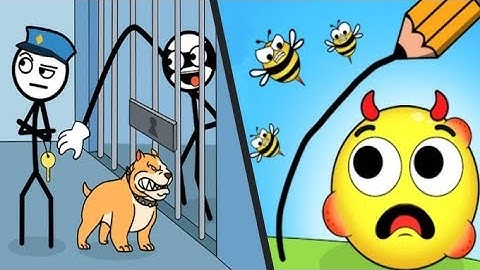 Through the Wall (WEEGOON) - Funny Stickman - All Levels 1-20 - Gameplay Walkthrough