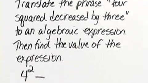 Rockswold Beginning Algebra Chapter Test Prep: Ch. 1 Ex. 3