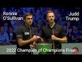  ronnie osullivan vs  judd trump  2022 champion of champions  final  full match