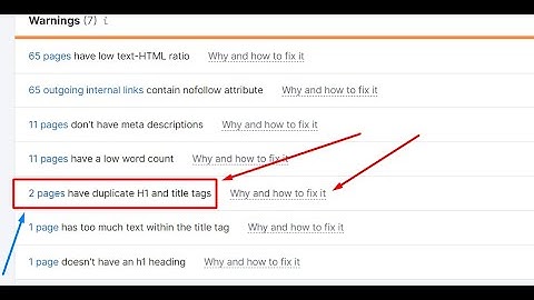 Pages have Duplicate H1 & Title Tags in Semrush | How to fix