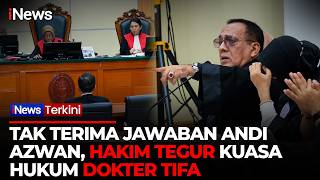 Download lagu DEBAT MEMANAS! Kuasa Hukum Dokter Tifa Cecar Andi Azwan, Hakim Langsung Tegur | iNews Terkini