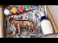 Farbyk Багатошарова 3D розмальовка з дерева Рись серія Аляска – 3d puzzle assemble me
