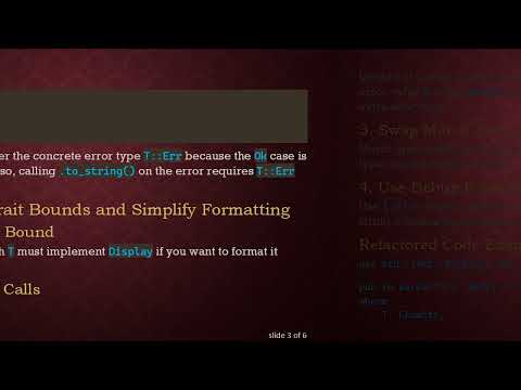 Handling type annotations needed and Display Errors when Parsing in Rust