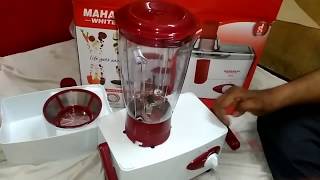 Maharaja Juicer Mixer Unpacking Demo Hindi
