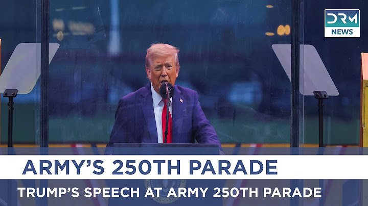 Trump’s Full Speech at US Army 250th Parade — Military Majesty on Flag Day | AC1I