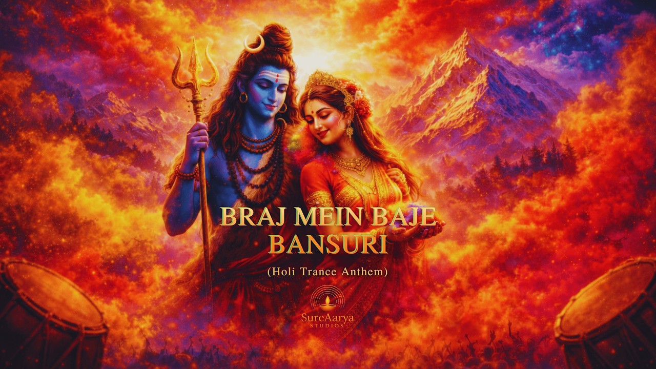 Braj Mein Baje Bansuri 🔱 | Holi Trance | Holi Special Song | Har Har Mahadev