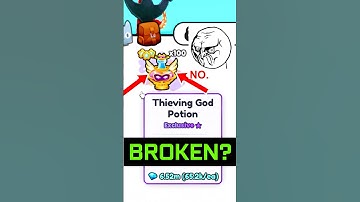 Thieving GOD Potion is SO BROKEN..... in PETS GO!!👎