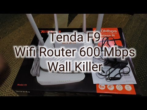 Tenda F9 600 Mbps Wifi Router Wall Killer