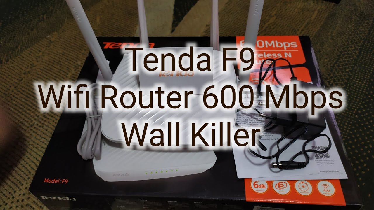Tenda F9 600 Mbps Wifi Router Wall Killer YouTube