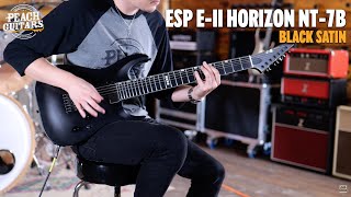 No Talking...Just Tones | ESP E-II Horizon NT-7B Hipshot Black Satin