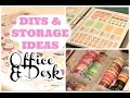 DIYs & Storage Ideas For Office & Desk Decor ♡ DIYs & Storage Ideas For Office & Desk Decor ♡