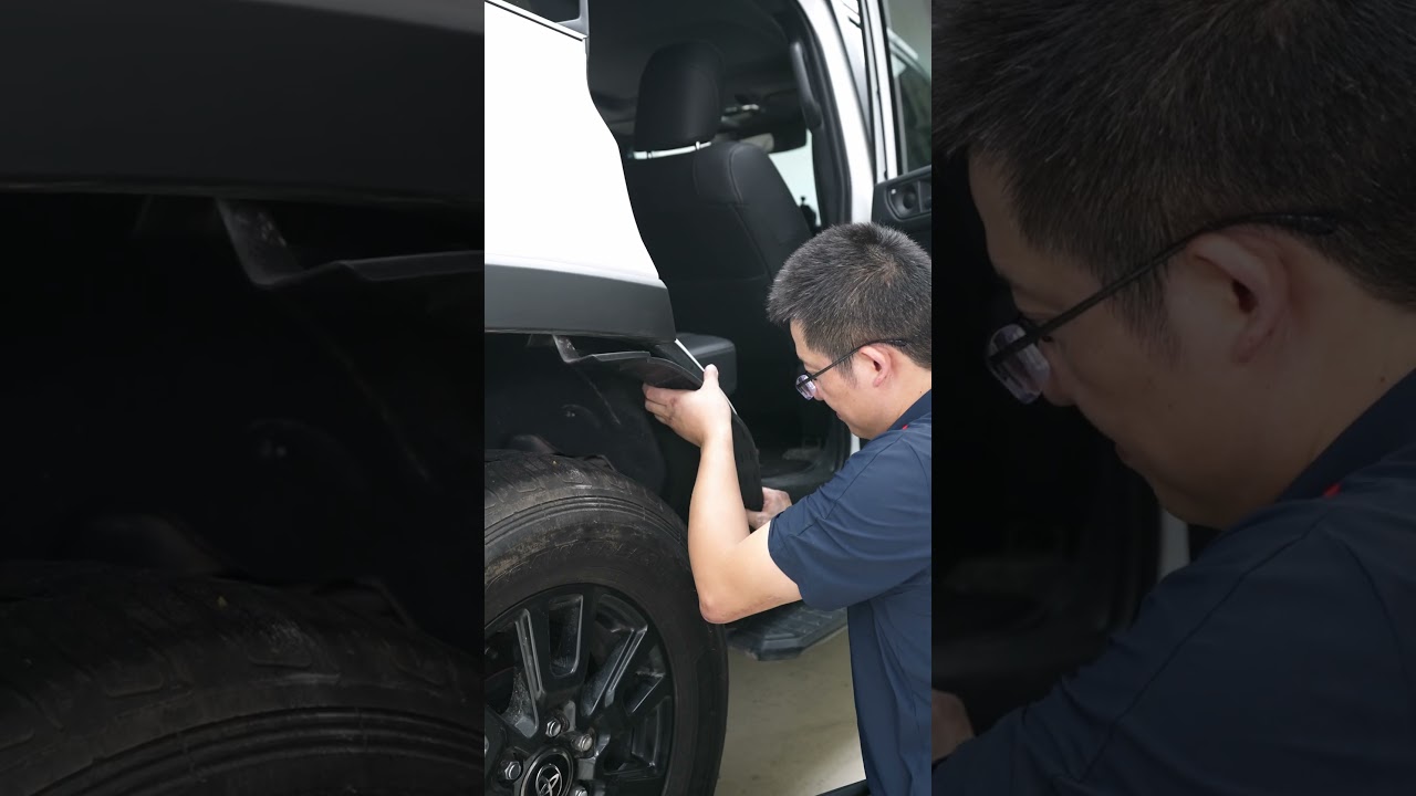 Upgrade Your Ride: 2PCS Rear Mud Flaps for 2024-2025 Toyota Prado J250/LC250 & Lexus GX 550