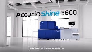 AccurioShine 3600 with iFoil One | Konica Minolta