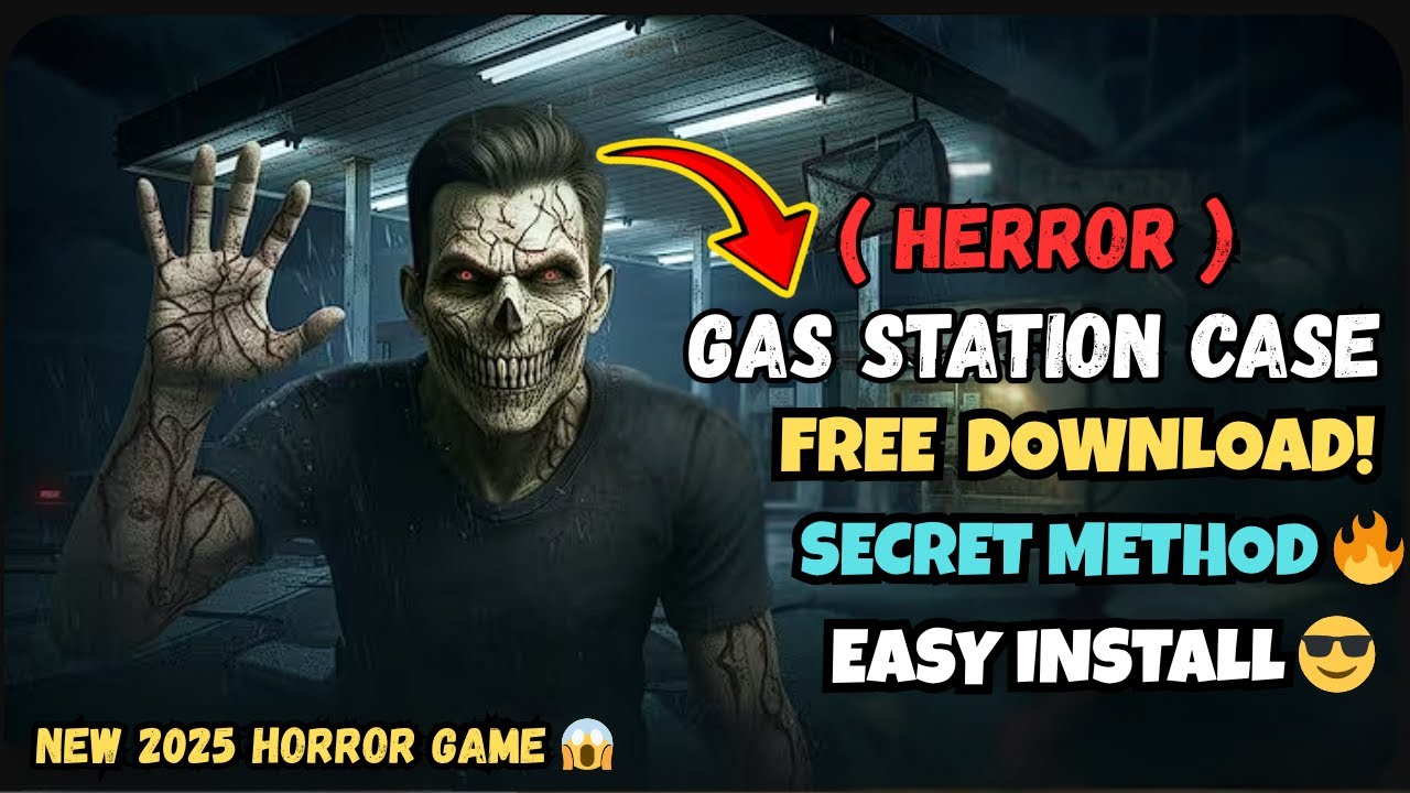 HERROR Gas Station Case FREE Download For PC | Techno Gamerz Horror Game 2025 😨