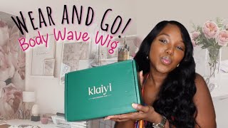 You Need To try this Wear&amp;Go Body Wave Wig Ft. Klaiyi Hair | TONAYA WINT