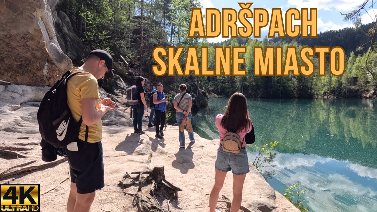 Adršpach - Skalne Miasto - Czechy | spacer z kamerą (4K-60fps)