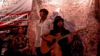 "What If" - Meg & Dia Hot Topic Acoustic Show @ Irvine Spectrum