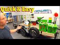 Putting a Lawn care trailer together