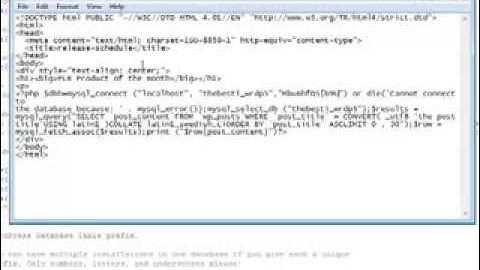 Using A Wordpress Database As A Data Source For Other Websites. Part 6