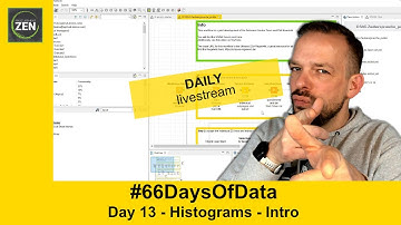 KNIME histograms - day 13 - 66 days of data with KNIME