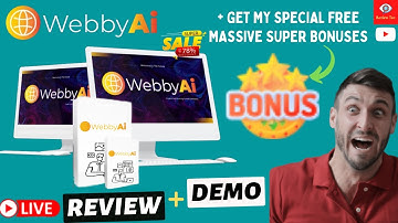 WebbyAi Review, Features & Benefits, Bonuses & Demo I WebbyAi I WebbyAi review I WebbyAi Tutorial