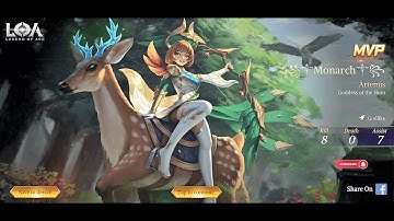 Legend Of Ace pro build Ranked Gameplay Artemis 「Android」