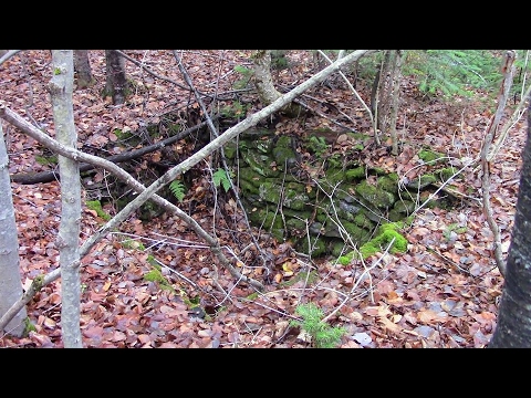 antique farmhouse I found a Victorian cellar hole!