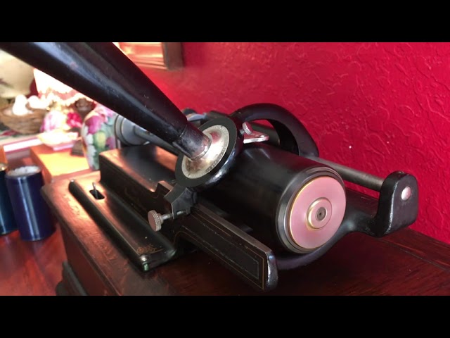 A Restored 1908 Edison Home Phonograph Combination Type Model D