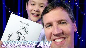 Jeff Kinney Gets Interviewed By His Superfan!