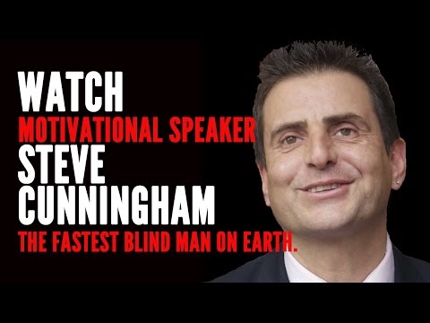 Steve Cunningham - The World's Fastest Blind Man - YouTube