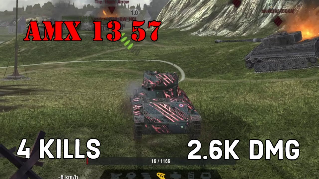AMX 13 57 - Normandy - WoT Blitz Gameplay