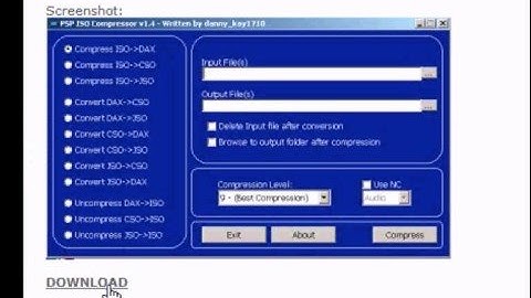 How to Convert ISO File to CSO File