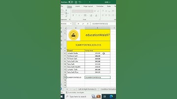 how to sum by bold in Excel sheet #shorts #viral