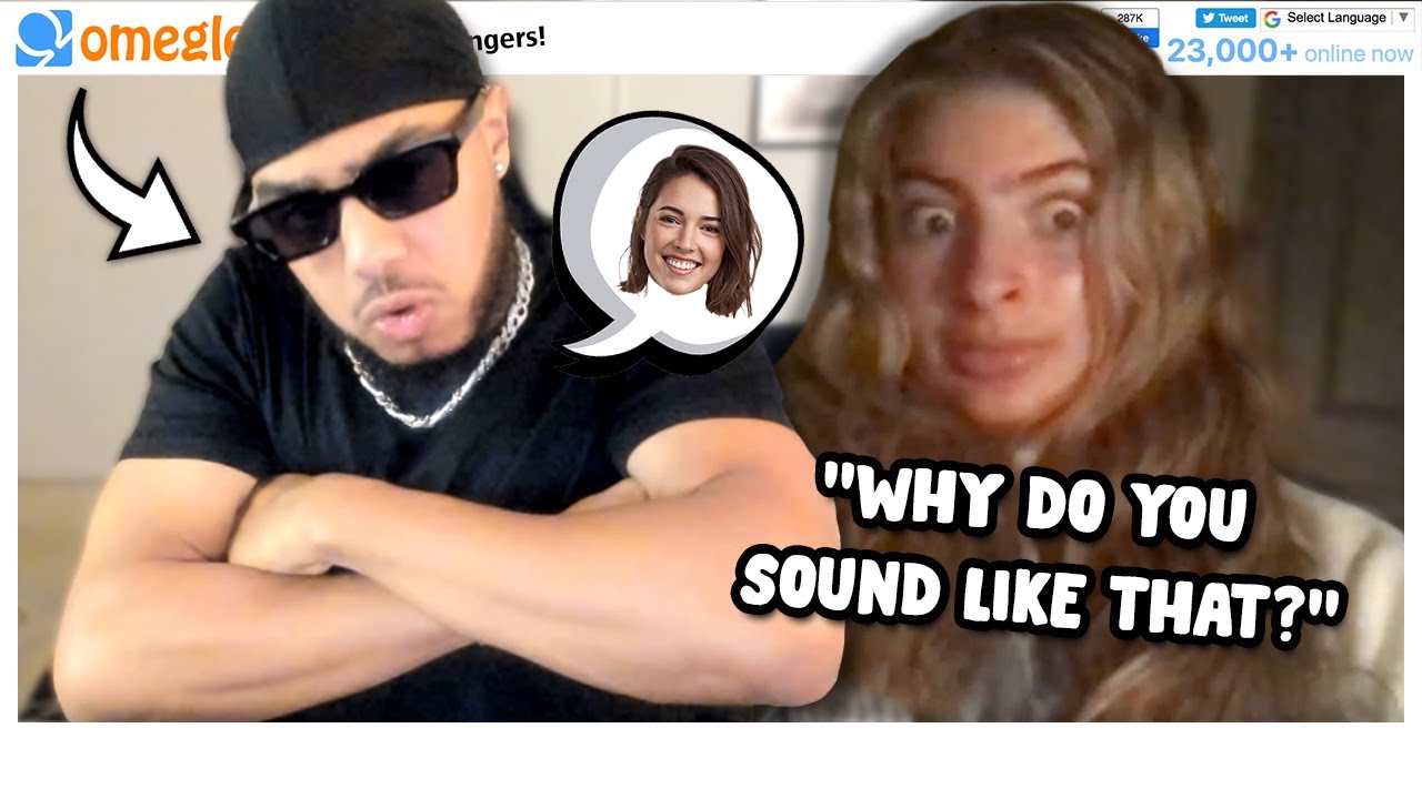 Omegle, но мой ГОЛОС не соответствует моему лицу