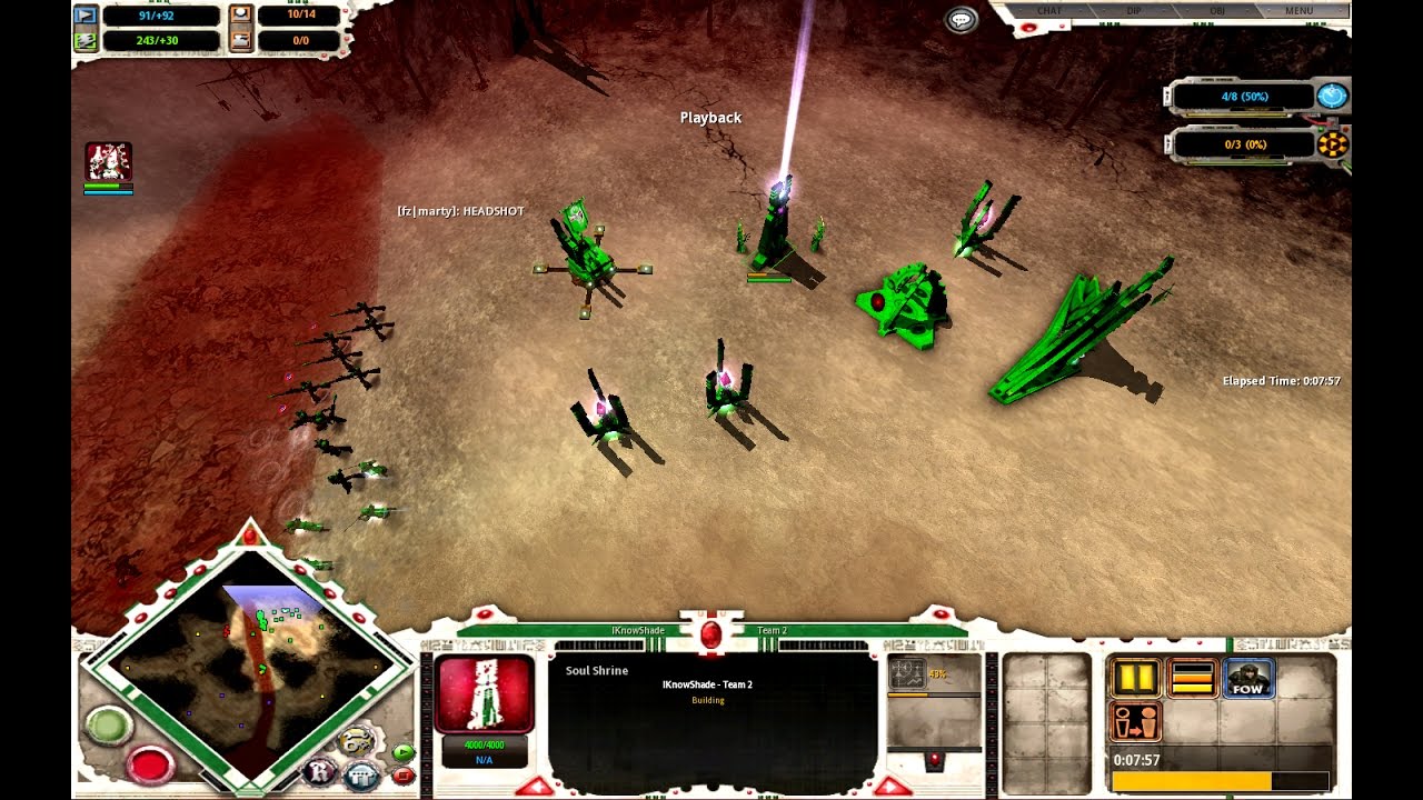 WH40K: DoW - Dark Crusade [online] | (OvE) Fz|Marty vs.  IKnowShade on Blood River